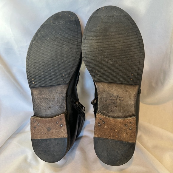 Women’s Black leather ankle boot Size 37 - Picture 6 of 7